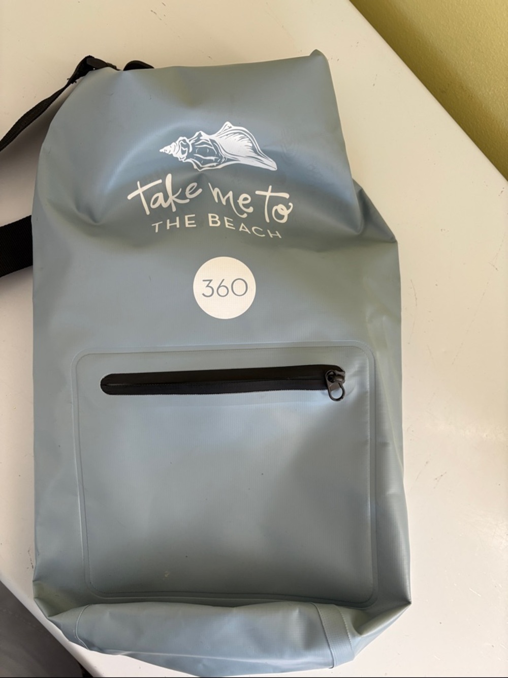 360 Blue Gray Waterproof Sling Dry Bag